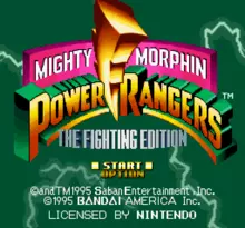 Image n° 4 - screenshots  : Mighty Morphin Power Rangers - The Fighting Edition